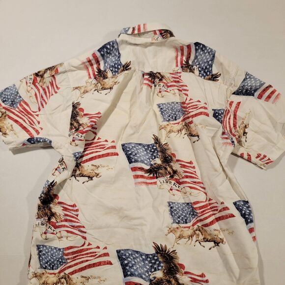 Men's Large Bit and Bridle Country Western Button Down - Picture 2 of 9